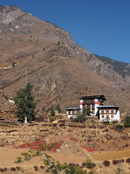 Kloster am Paro-Thimphu-Highway