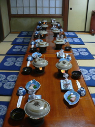 Essenraum im Minshuku