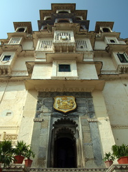 Eingang zum Museum im Stadtpalast