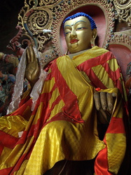 Buddha im Palkhor-Kloster