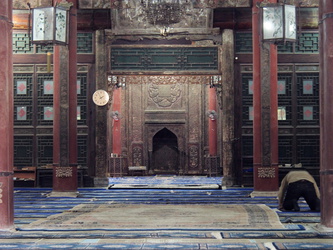 Gebetsräume in der Moschee