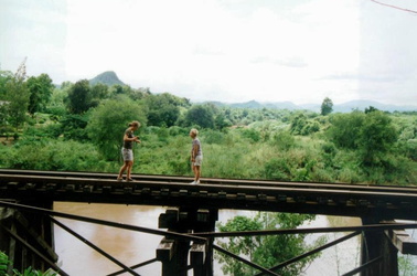 Eisenbahnbrücke am River Kwai