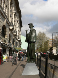 Sherlock Holmes in der Baker Street