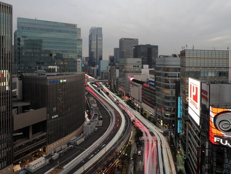 Ausblick vom Tokyu Plaza Ginza-Einkaufzentrum
