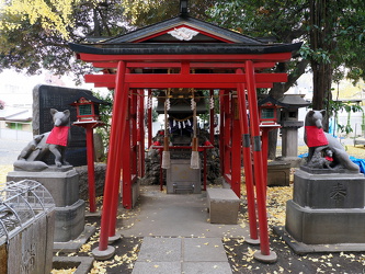Shinjuku - Hanazono Shrine - Torii