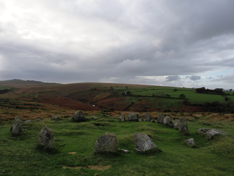 Nine Stones Circle (Nine Maidens or 17 Brothers)