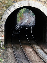 Conwy - Eisenbahntunnel