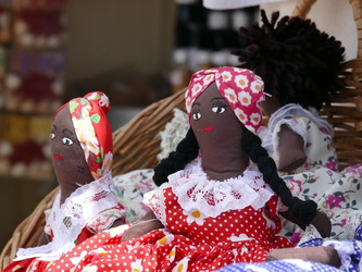 St. George´s - Puppen auf dem Markt