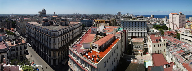 Panoramablick vom Bacardi-Haus