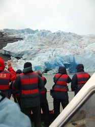 Bootsfahrt auf dem Lago Grey zur Grey-Gletscher
