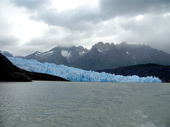 Gletscherzunge des Grey-Gletschers