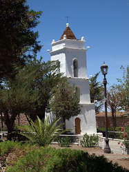 Der alte Kirchturm von Toconao