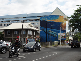 Modernes Wandbild in Papeete