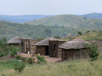 Zulu-Hütten
