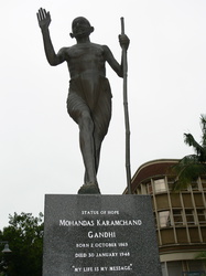 Ghandi-Denkmal in Pietermaritzburg