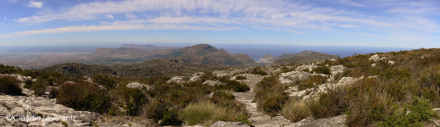 Panoramablick vom Tafelberg