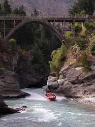 Jetboat im Canyon bei Queenstown