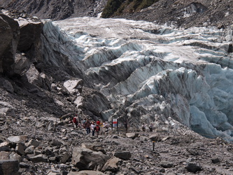 Aussichtspunkt am Gletscher