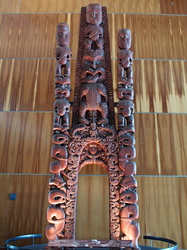 Maori-Kunst im Te Papa Museum