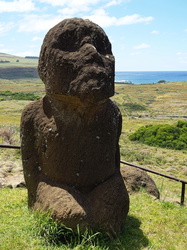 Moai am Rano-Raraku