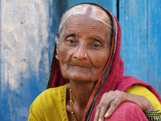 Alte Indische Frau