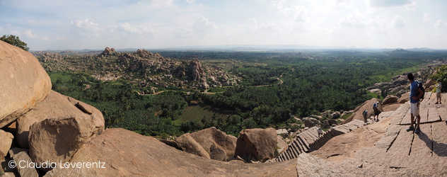 Panoramablick vom Batunga-Hügel