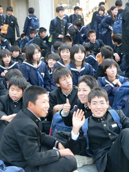 Schulklassen im Friedenspark