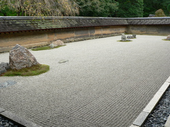 Steingarten im Ryoanji-Tempel