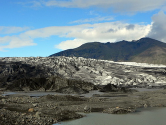 Tolle Landschaft am Gletscher