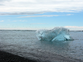 Eisberg am Strand