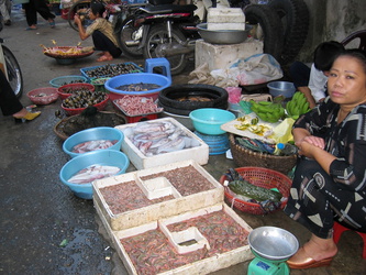Meeresfrüchte am Straßenrand