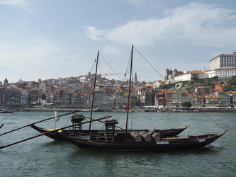 Portweinboote auf dem Douro
