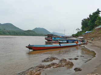 Boote am Mekong