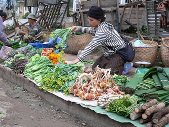 Luang Prabang - Morgenmarkt