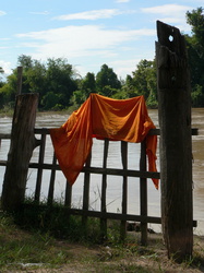 Wäsche am Fluß