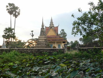 Kloster am Ta Prohm-Tempel in Tonle Bati