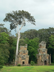 Alte Gemäuer in Angkor Thom