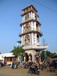 Hanuman-Tempel am Ortseingang von Pushkar