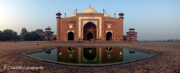 Moschee neben dem Taj Mahal