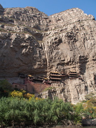 Hängende Tempel am Hengshan Mountain