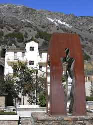 Andorra la Vella - Vorplatz des Casa de la Vall