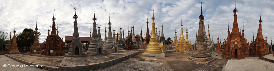 Panorama an der Shwe Inn Dein Pagode