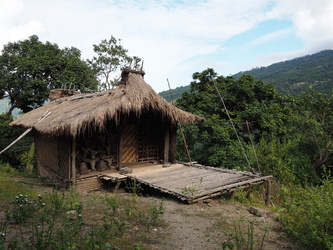 Traditionelle Hütte