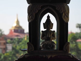 Ausblick von der Chauk Htat Kyi Pagoda