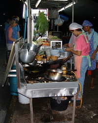 Nachtmarkt in Krabi