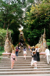 Treppe zum Wat Doi Suthep