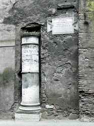 1. Meilenstein der Via Appia Antica