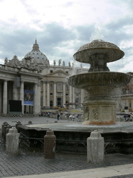 Springbrunnen am Petersplatz