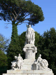 Goethe-Denkmal in der Villa Borghese
