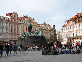 Jan Hus-Denkmal auf dem Altstädter Ring